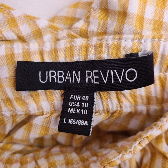 Urban Revivo White & Yellow Stripes Dress - Picture 3 of 5